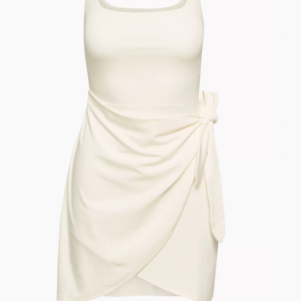Aritzia Saturn Mini Dress in Light Birch